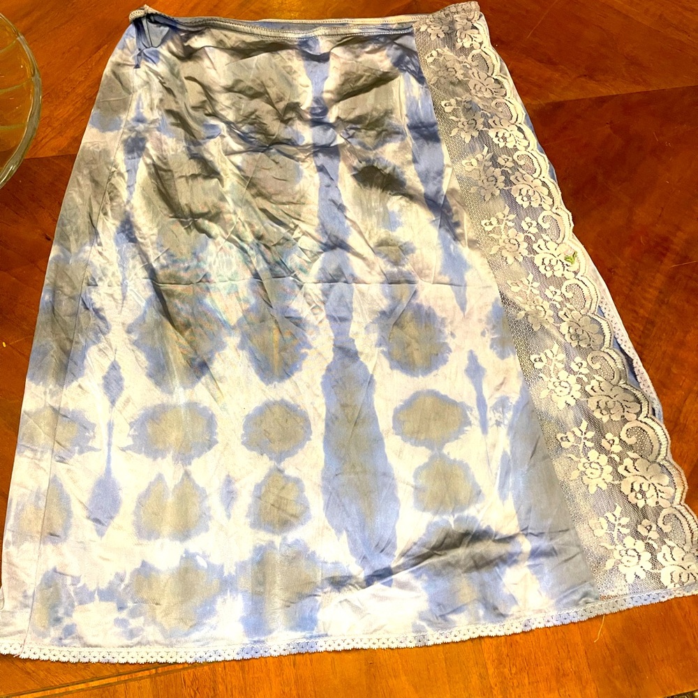 Vintage tye dye slip skirt streetwear size small